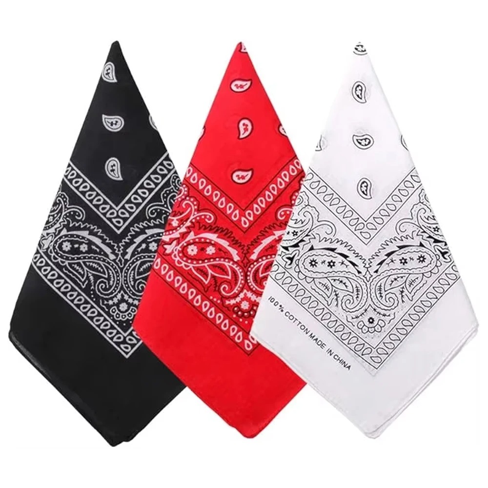 Handkerchief Cotton Men - ผ้าพันคอแบบ unisex สำหรับผู้ชายและผู้หญิง, ผ้าคาดผมสำหรับนักปั่นจักรยาน, ผ้าพันคอสี่เหลี่ยม, ผ้าเช็ดหน้า,