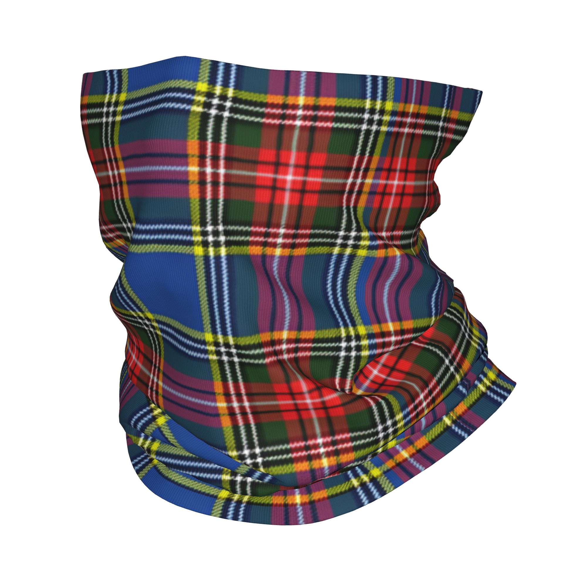Neck Warmer Tube - ผ้าพันคอแบบท่อ ลายสก็อตรอยัลทาร์ทัน สำหรับฤดูหนาว ใช้ได้ทั้งชายและหญิง เหมาะสำหรับการเดินป่า ตั้งแคมป์