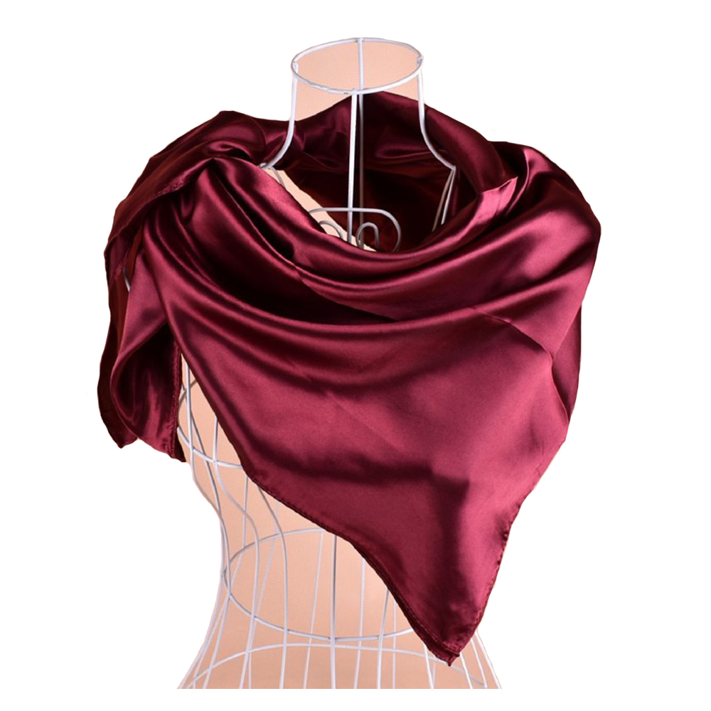 Bandana Cotton - ผ้าพันคอไหมสำหรับผู้หญิง แบรนด์ใหม่ น้ำหนักเบา ผ้าพันคอแบบผูกผม ผ้าชีฟองสวยงาม เครื่องประดับผมแบบเรียบง่าย