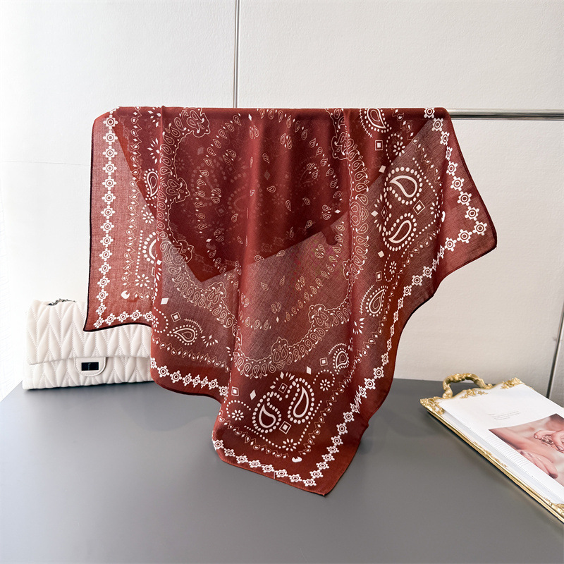 ผ้าพันคอผ้าฝ้ายแท้สำหรับผู้หญิ - Bandana Cotton บทวิจารณ์และราคา