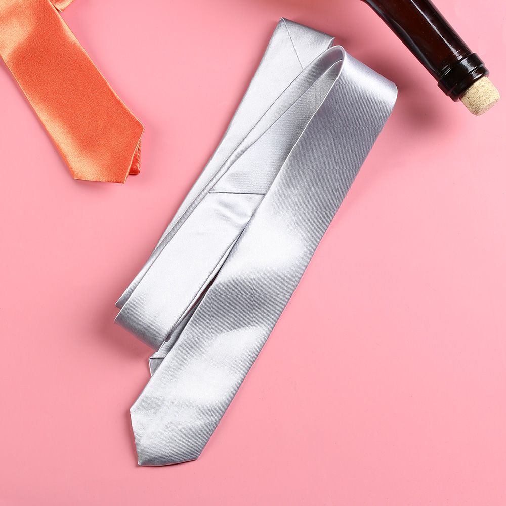 แฟชั่น Casual Slim Plain Mens  - Skinny Tie Men บทวิจารณ์และราคา