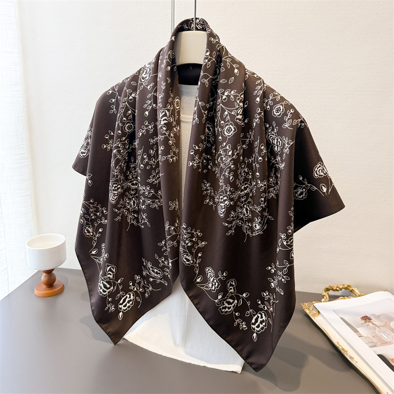 ผ้าพันคอสี่เหลี่ยมหรูหราสไตล์ว - Ascot Neck Scarf บทวิจารณ์และราคา