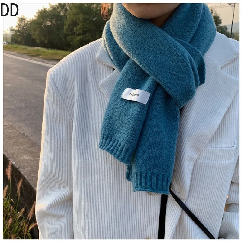 Simple Chic นุ่มผ้าพันคอฤดูใบไ - Muffler Men Wool บทวิจารณ์และราคา