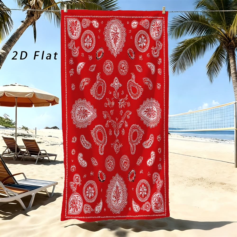 ผ้าขนหนูชายหาดลายผ้าพันคอแบบคล - Woven Scarf Blanket บทวิจารณ์และราคา