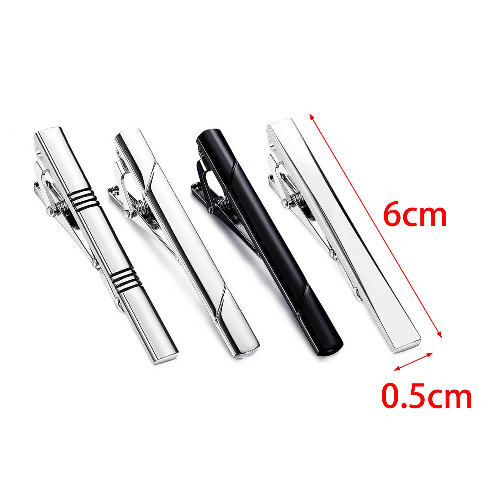 คลิปหนีบเนคไท กระดุมเสื้อเชิ้ต - Tie Bar Set Gift บทวิจารณ์และราคา