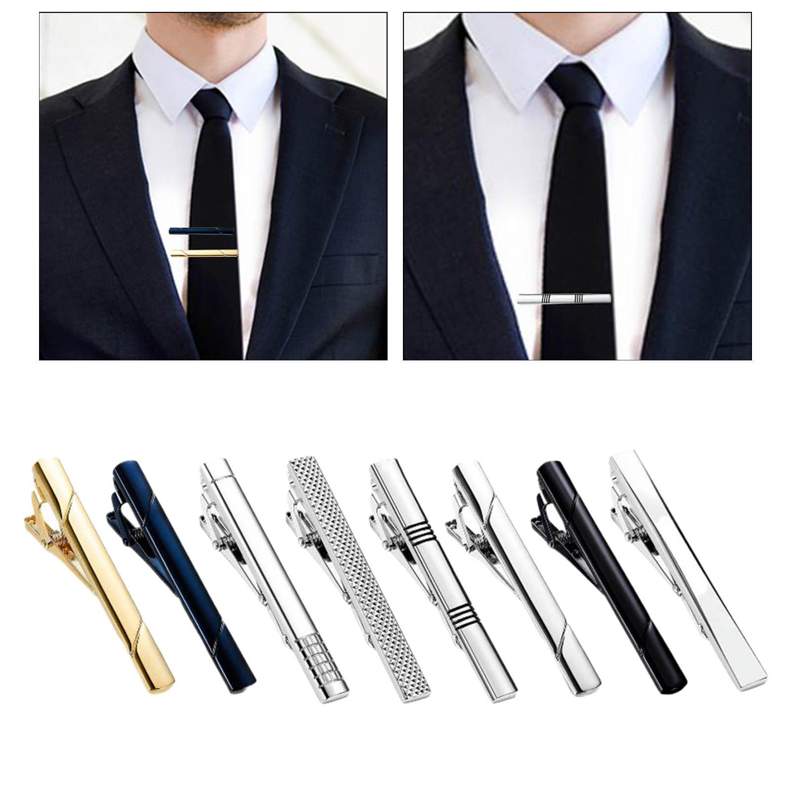คลิปหนีบเนคไท กระดุมเสื้อเชิ้ต - Tie Bar Set Gift บทวิจารณ์และราคา