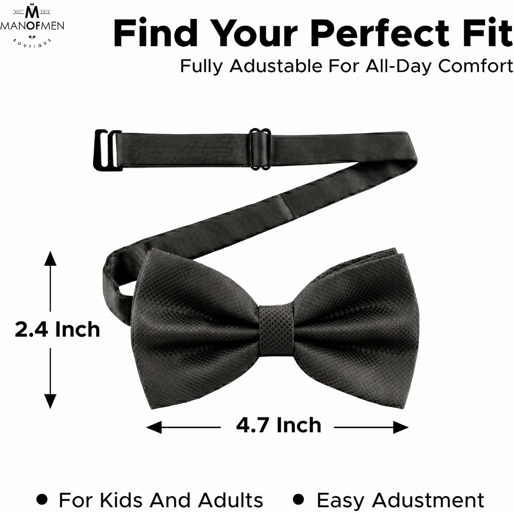 โบว์ไทโพลีเอสเตอร์แบบผูกสำเร็จ - Bow Tie Pre Tied บทวิจารณ์และราคา