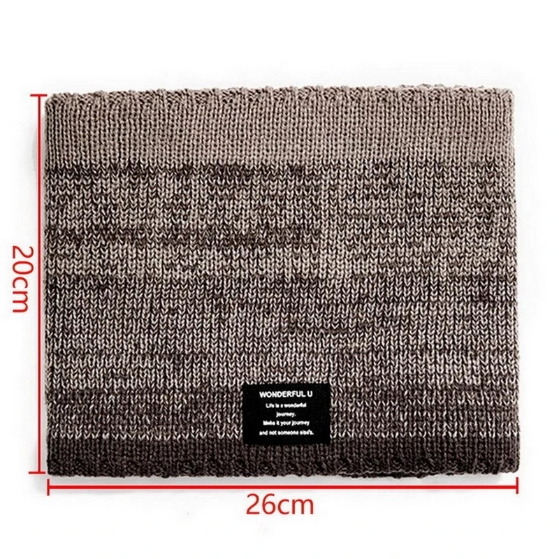 ฤดูหนาวผ้าพันคอสําหรับชายขนแกะ - Handkerchief Cotton Men บทวิจารณ์และราคา