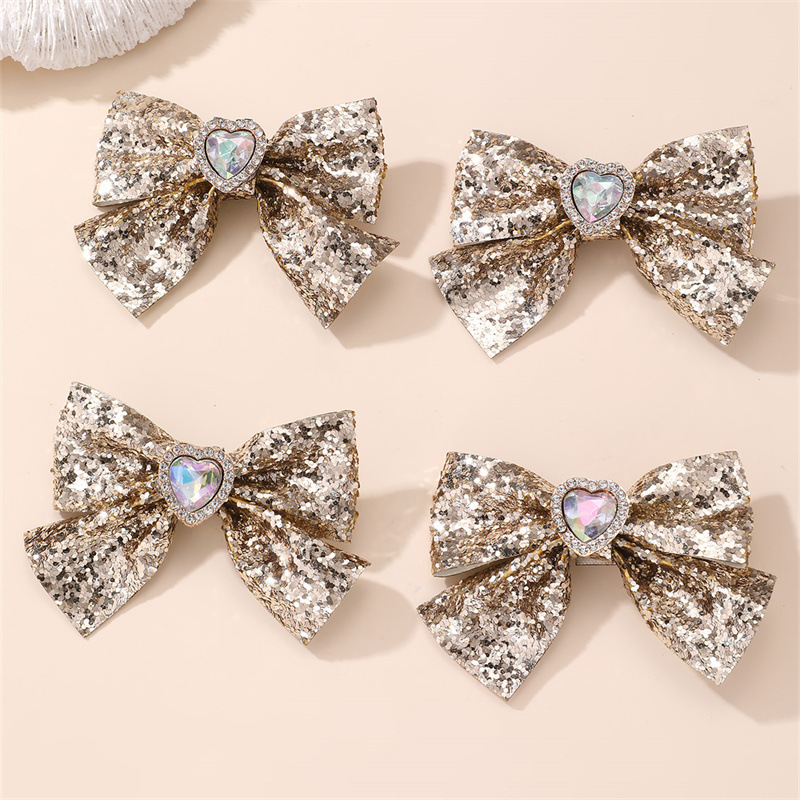 กิ๊บติดผมรูปโบว์สีทองและสีเงิน - Tie Clip Silver บทวิจารณ์และราคา