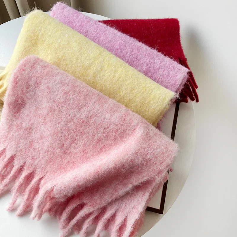 ผ้าพันคอผู้หญิง ผ้าคลุมไหล่ ผ้ - Muffler Men Wool บทวิจารณ์และราคา