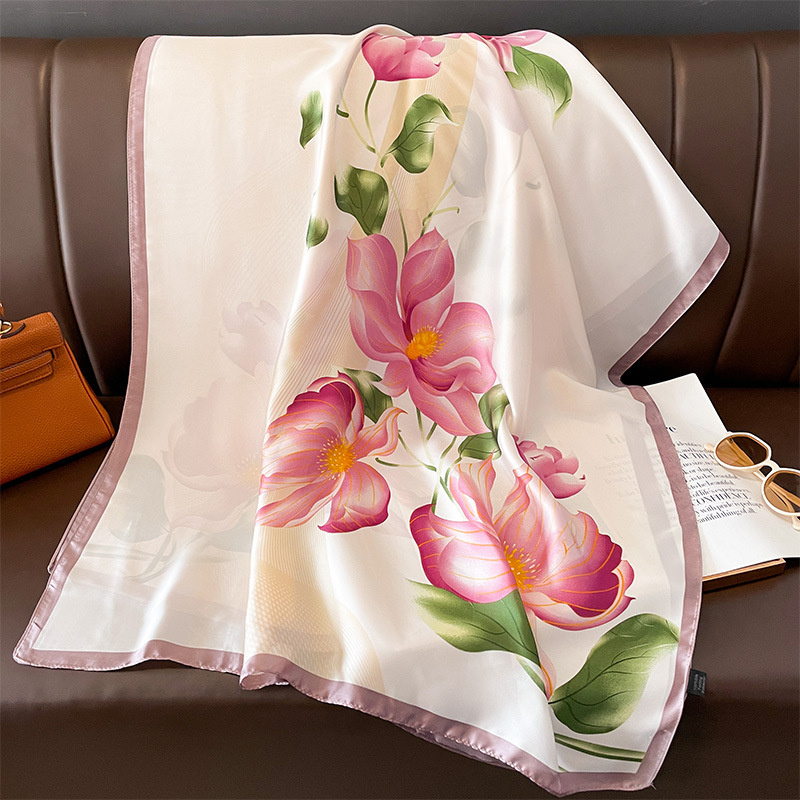 ผ้าคลุมฮิญาบผ้าพันคอผ้าไหมนิ่ม - Face Scarf Mask บทวิจารณ์และราคา