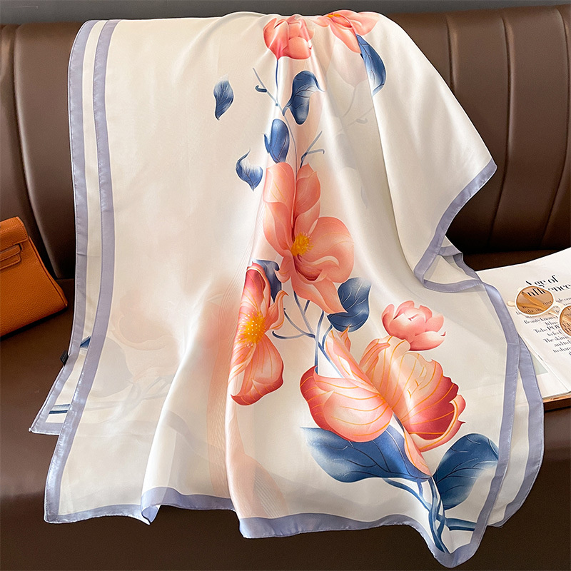 ผ้าคลุมฮิญาบผ้าพันคอผ้าไหมนิ่ม - Face Scarf Mask บทวิจารณ์และราคา