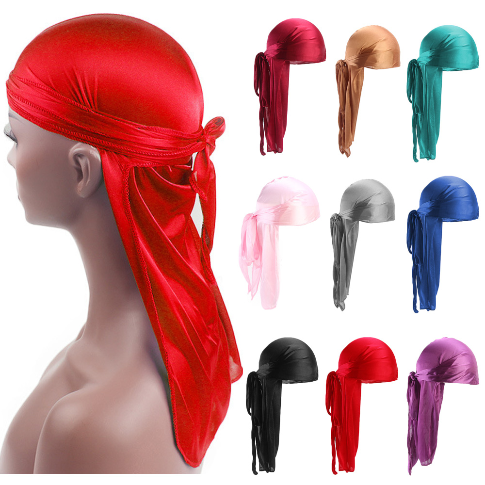 Unisex ผู้ใหญ่ซาตินยาว Doo Rag - Bandana Doo Rag บทวิจารณ์และราคา