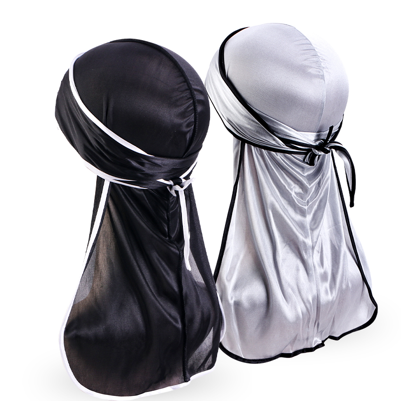 2ชิ้น/ล็อต unisex ผู้ชายผ้าซาต - Bandana Doo Rag บทวิจารณ์และราคา