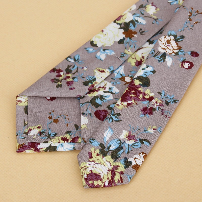 ยี่ห้อใหม่ดอกไม้Tieสำหรับชายแค - Skinny Tie Men บทวิจารณ์และราคา
