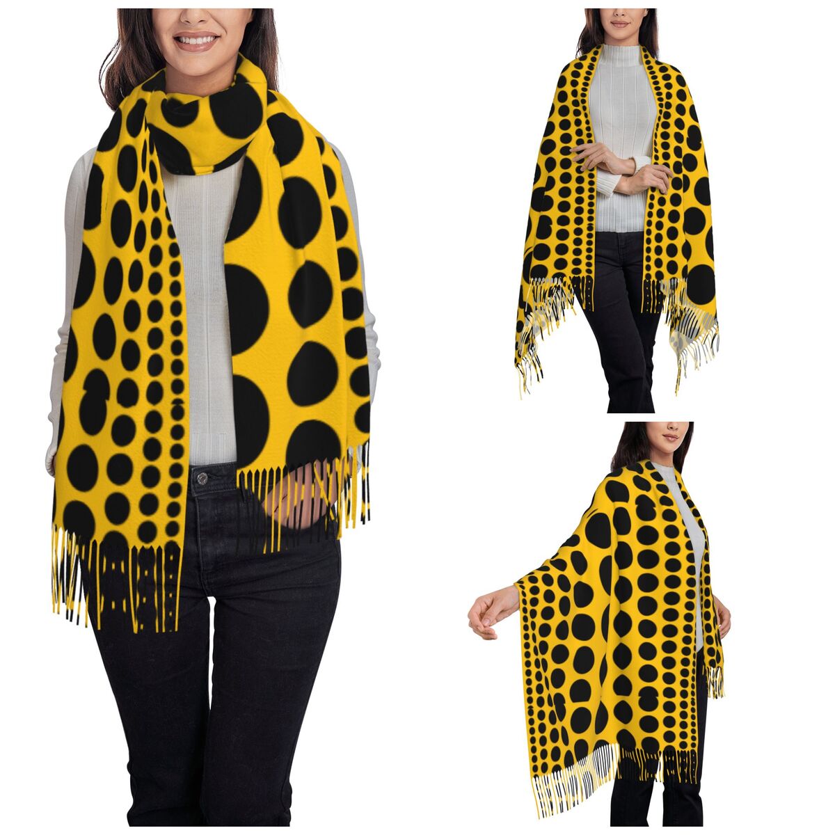 ผ้าพันคอลายจุดอินฟินิตี้สำหรับ - Infinity Scarf Knit บทวิจารณ์และราคา