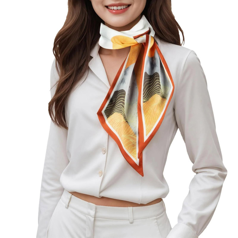 แฟชั่นลายริบบิ้นผมผ้าพันคอผู้ห - Silk Tie Striped บทวิจารณ์และราคา