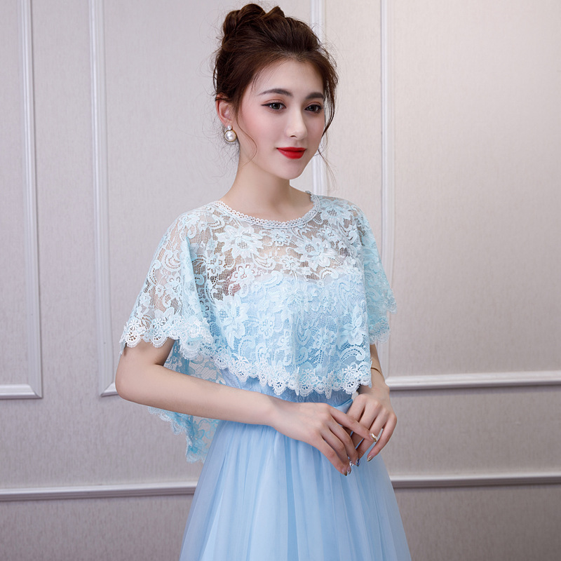 ขายร้อนลูกไม้ห่อผู้หญิง Shrug  - Stole Wedding Shawl บทวิจารณ์และราคา
