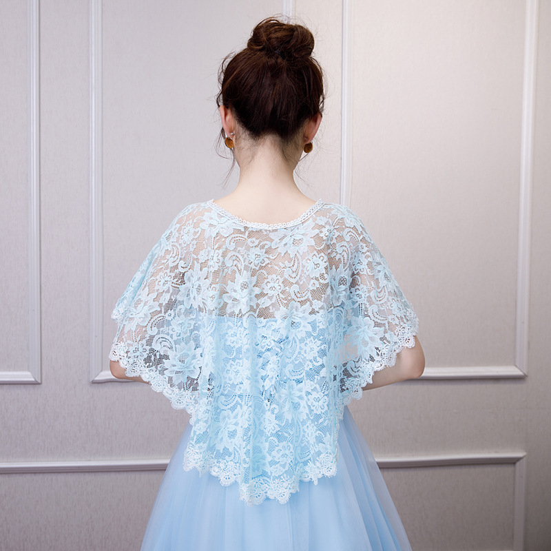 ขายร้อนลูกไม้ห่อผู้หญิง Shrug  - Stole Wedding Shawl บทวิจารณ์และราคา