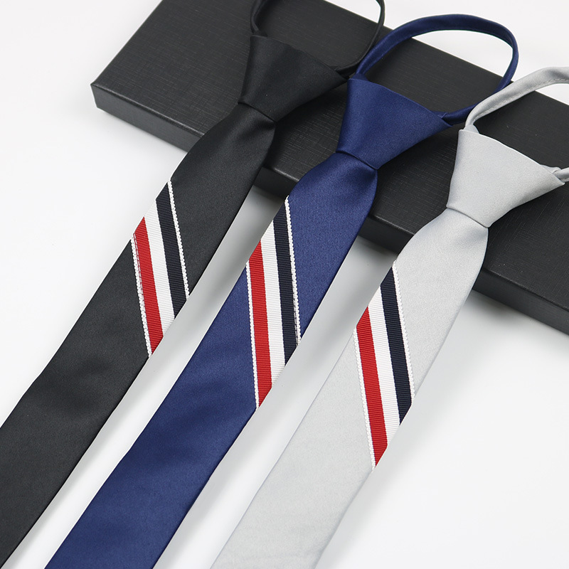 HUISHI Mens Zipper เนคไทผอม 5  - Skinny Tie Men บทวิจารณ์และราคา
