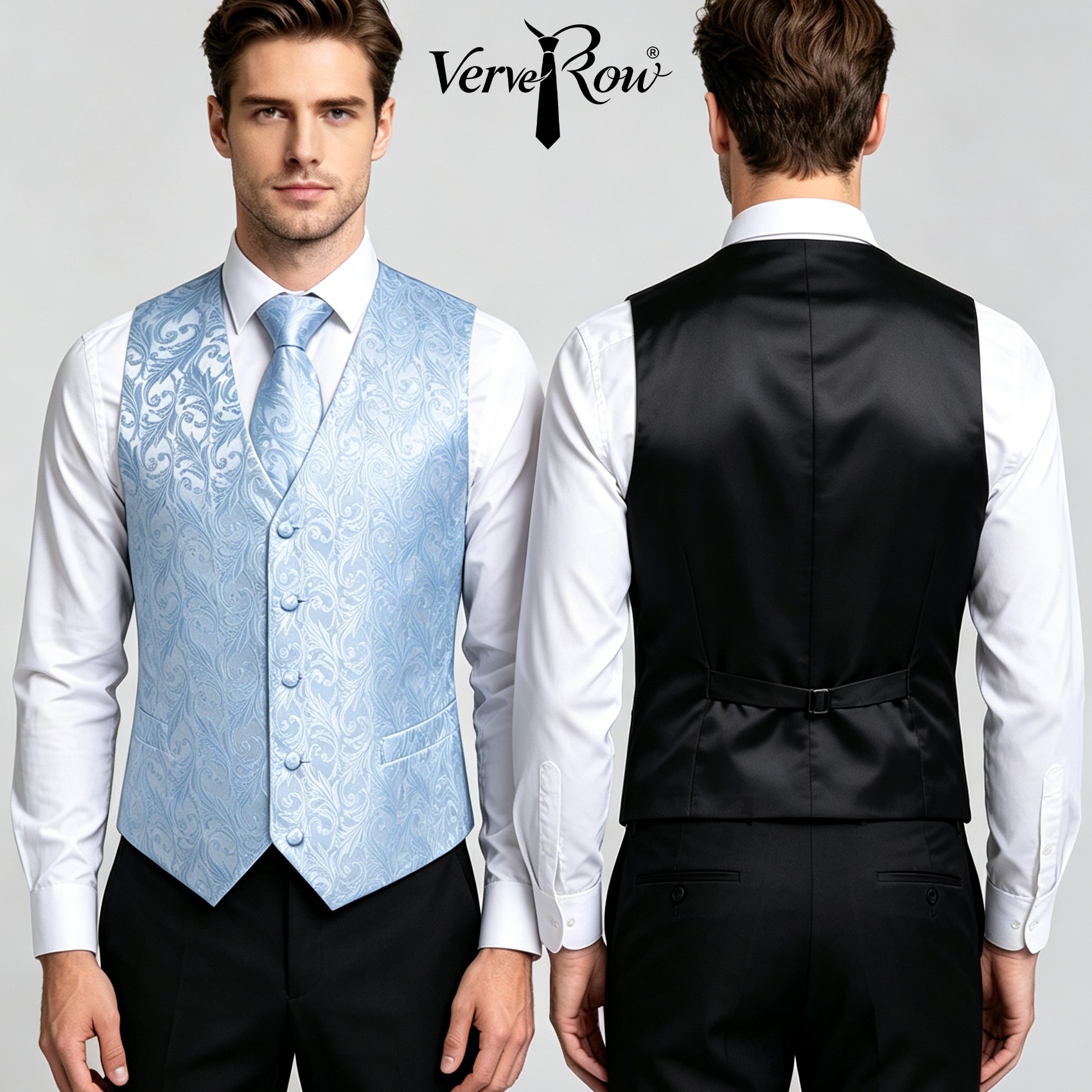 ชุดเซ็ต 3 ชิ้น เสื้อกั๊กแจ็คกา - Pocket Square Set บทวิจารณ์และราคา