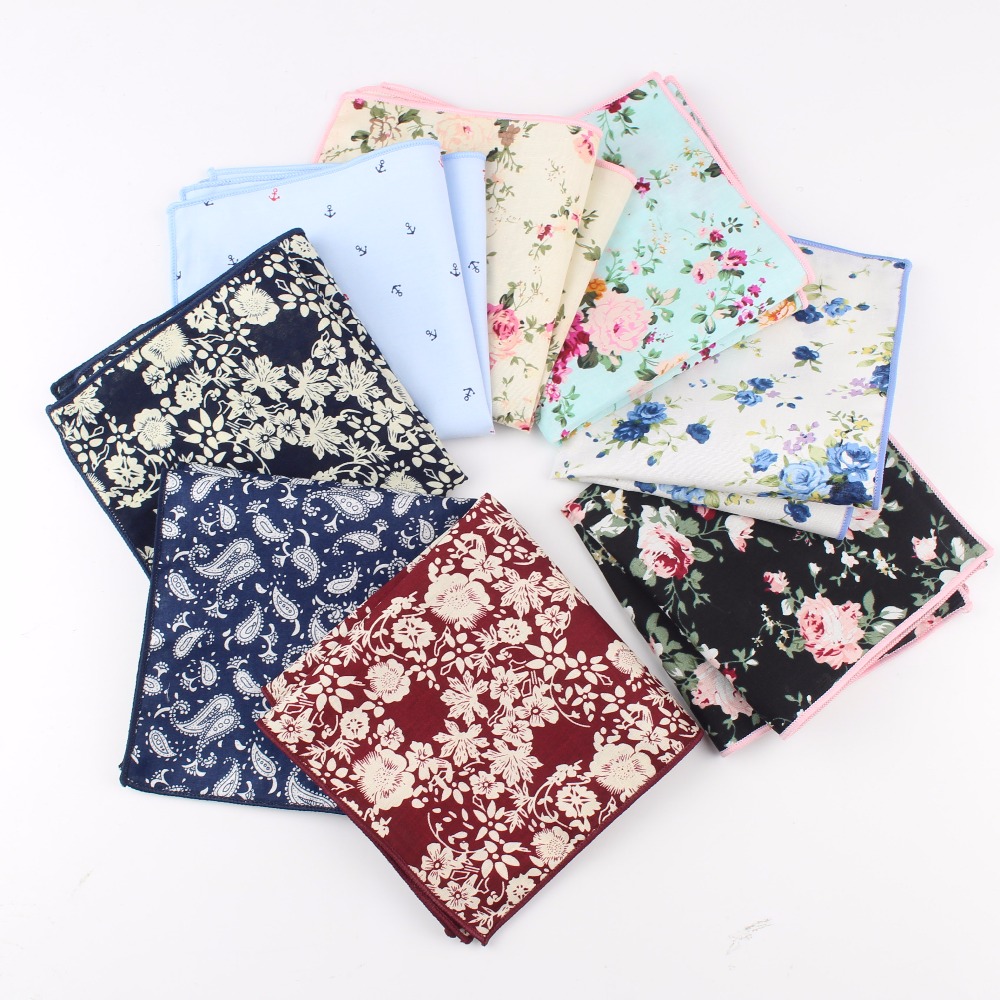 Paisley ผ้าเช็ดหน้าผ้าฝ้ายทอดอ - Handkerchief Cotton Men บทวิจารณ์และราคา