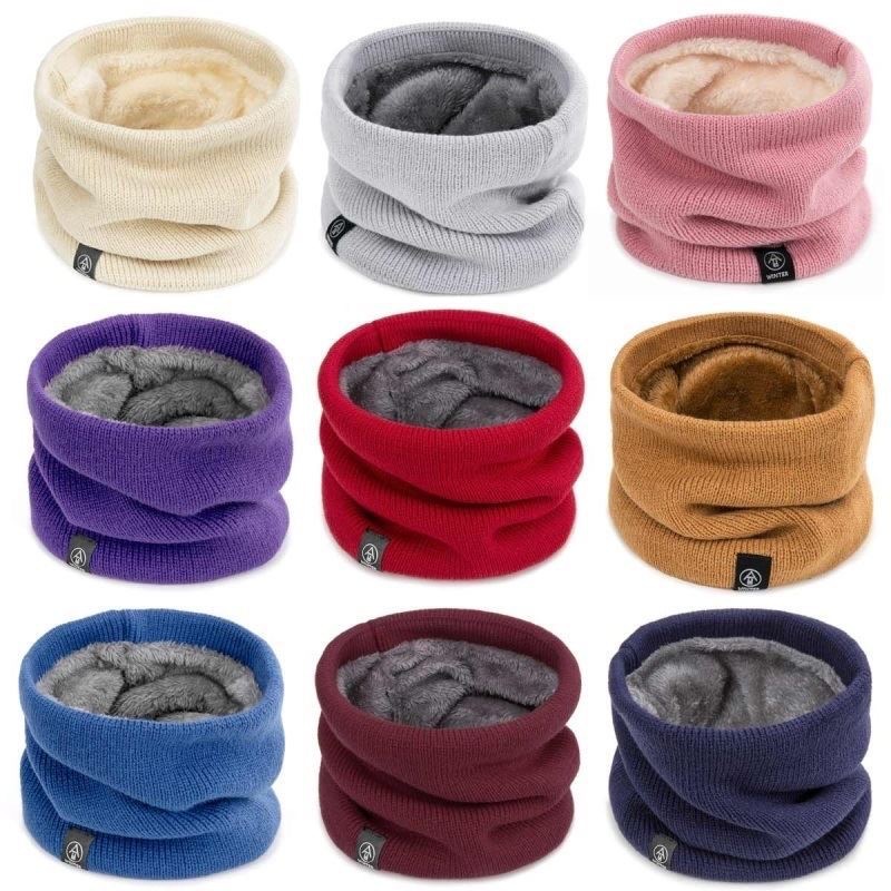 ฤดูหนาวถักตุ๊กตาหนาผ้าพันคอคอผ - Infinity Scarf Knit บทวิจารณ์และราคา