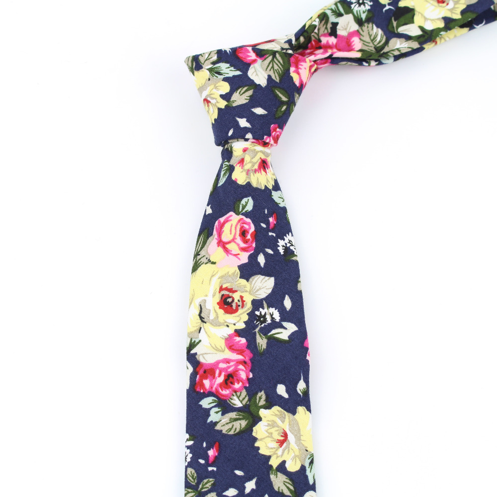ผ้าฝ้ายผู้ชายที่มีสีสัน Tie ผู - Skinny Tie Men บทวิจารณ์และราคา