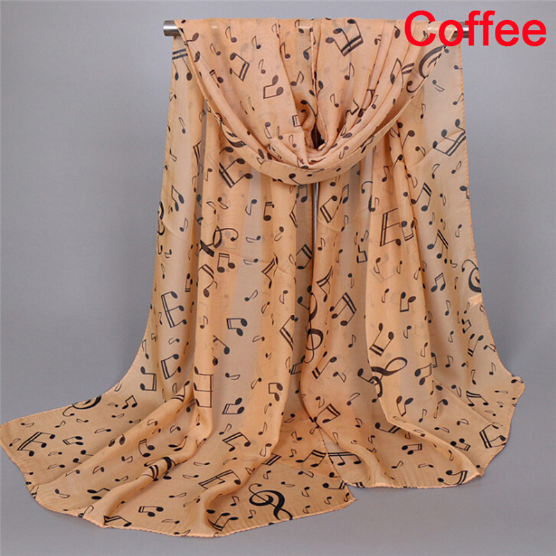ผ้าพันคอคุณภาพสูง Musical Note - Infinity Scarf Knit บทวิจารณ์และราคา