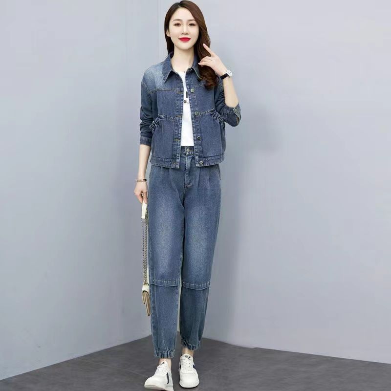 ผู้หญิง DENIM ชุด 2024 ฤดูใบไม - Pocket Square Set บทวิจารณ์และราคา