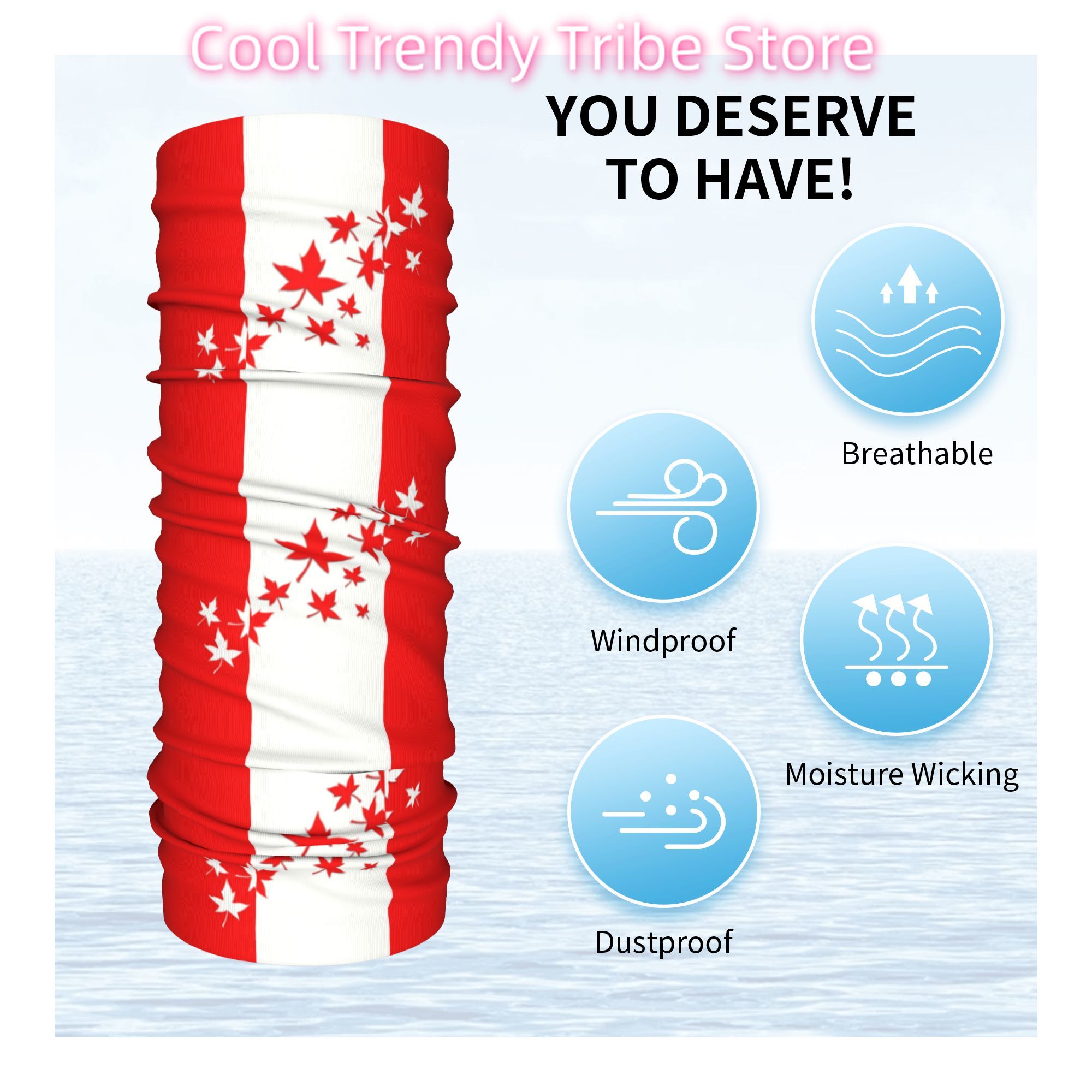 ผ้าพันคอแบบท่อสำหรับฤดูหนาว ลา - Neck Warmer Tube บทวิจารณ์และราคา