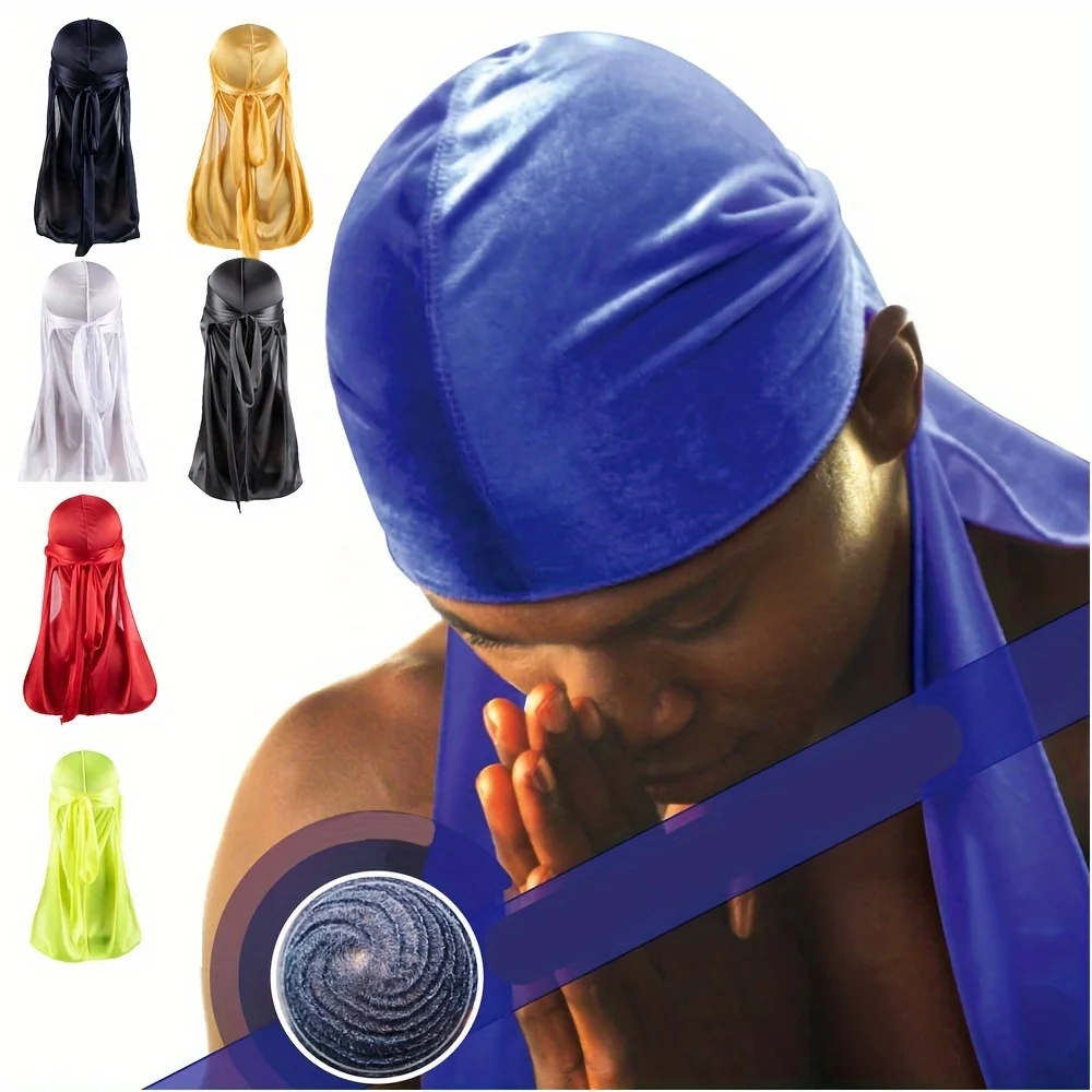 ผ้าโพกศีรษะผ้าไหมสำหรับผู้ชาย  - Bandana Doo Rag บทวิจารณ์และราคา