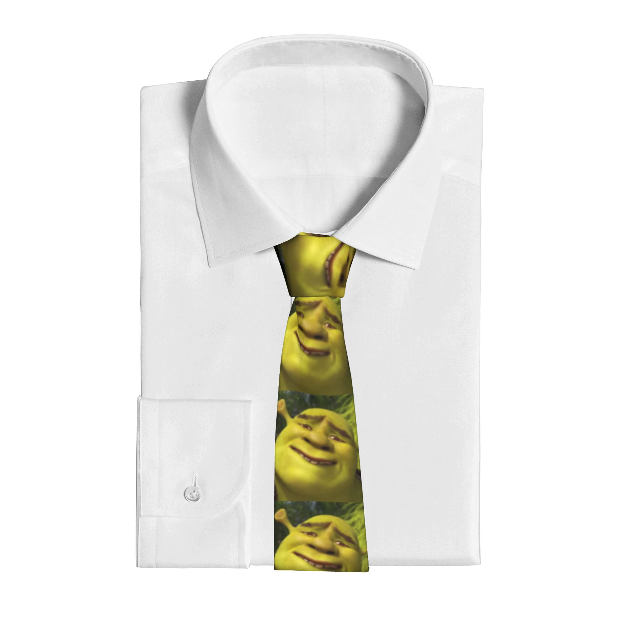 เนคไทลาย Shrek เมมส์ อนิเมะ สำ - Skinny Tie Men บทวิจารณ์และราคา
