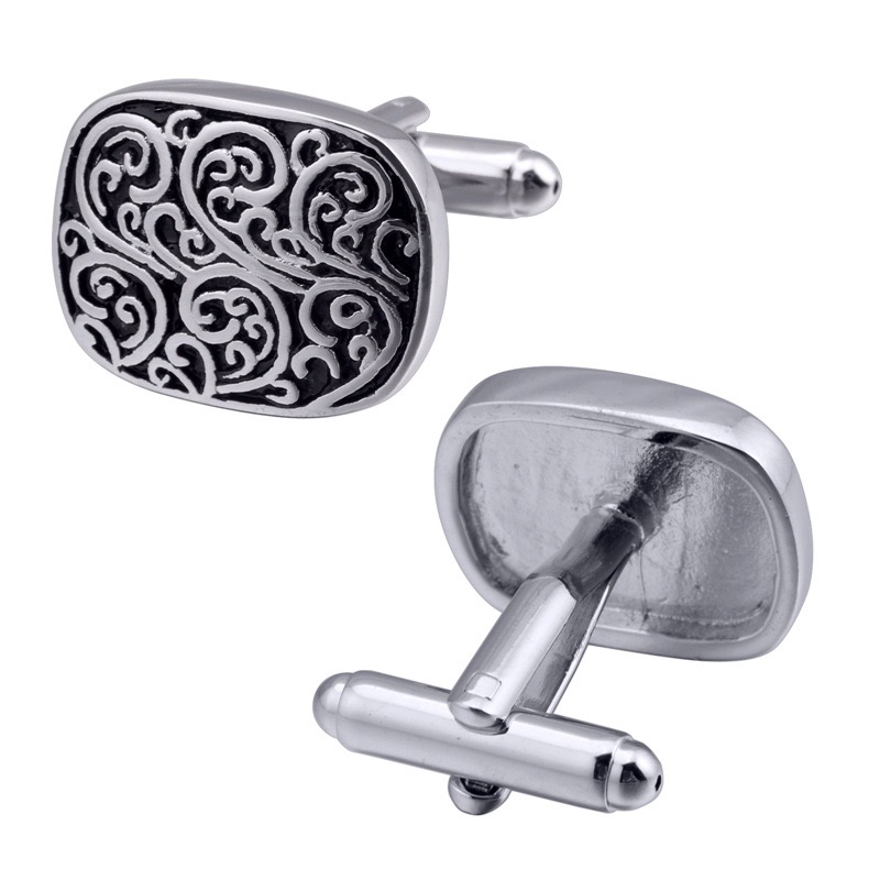 คุณภาพสูง Gold Cufflinks Vinta - Tie Clip Silver บทวิจารณ์และราคา