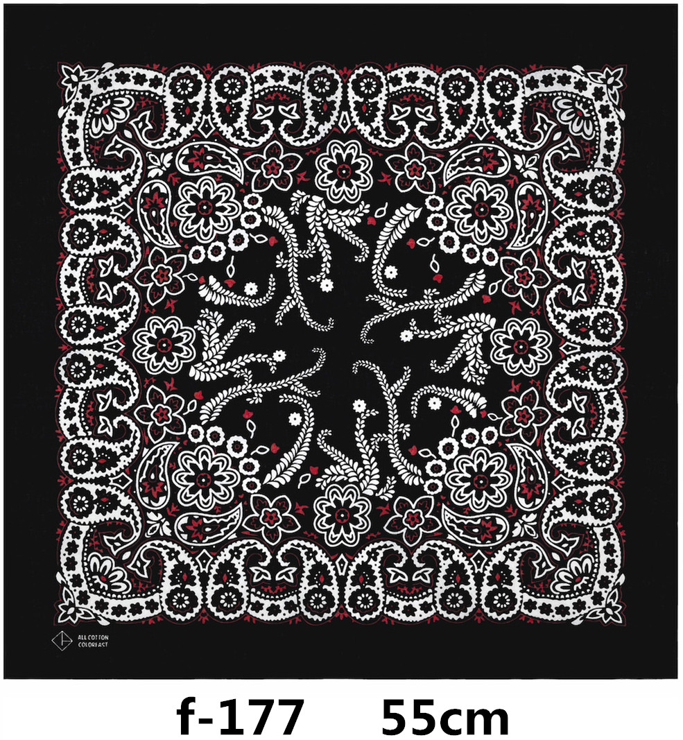 ผ้าพันคอฮิปฮอป F151 แบบยูนิเซ็ - Handkerchief Cotton Men บทวิจารณ์และราคา