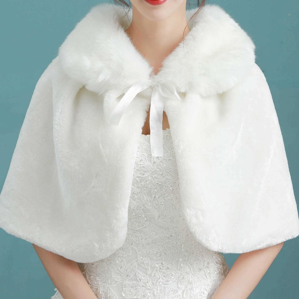 ผ้าคลุมไหล่สำหรับผู้หญิงสีขาวส - Stole Wedding Shawl บทวิจารณ์และราคา