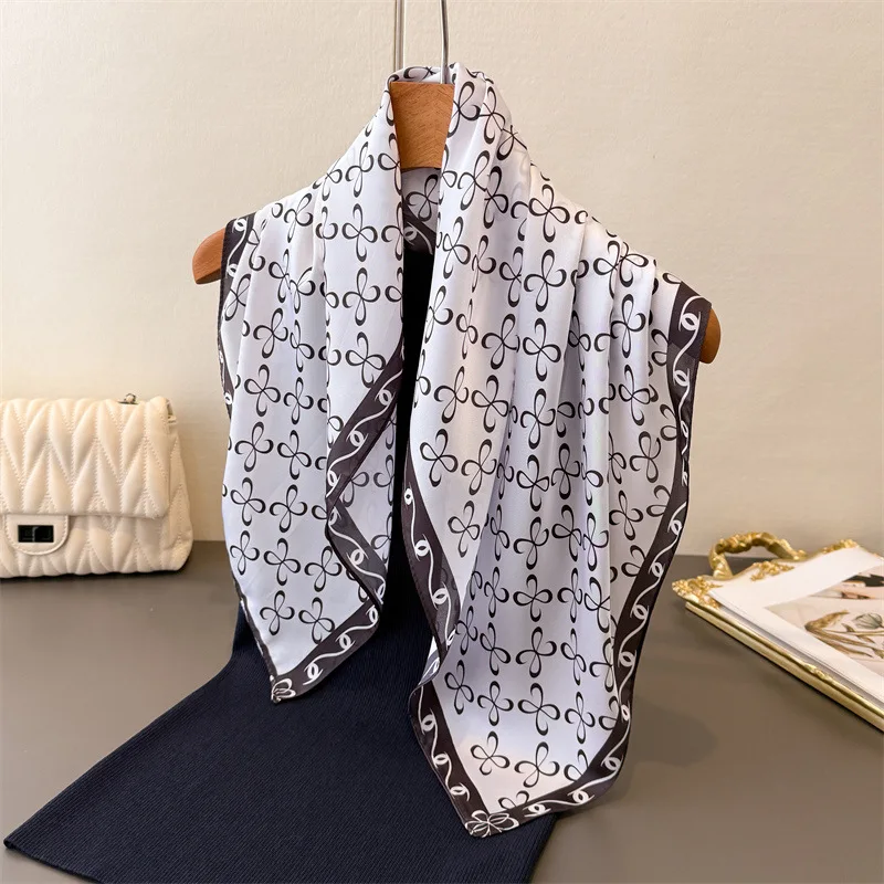 ผ้าพันคอไหมดีไซน์หรูหราใหม่ปี  - Silk Neck Scarf บทวิจารณ์และราคา
