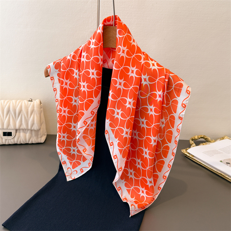 ผ้าพันคอไหมดีไซน์หรูหราใหม่ปี  - Silk Neck Scarf บทวิจารณ์และราคา