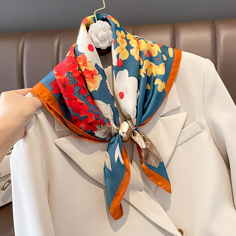 70x7ผ้าพันคอผืน syal Sutra สำห - Silk Neck Scarf บทวิจารณ์และราคา