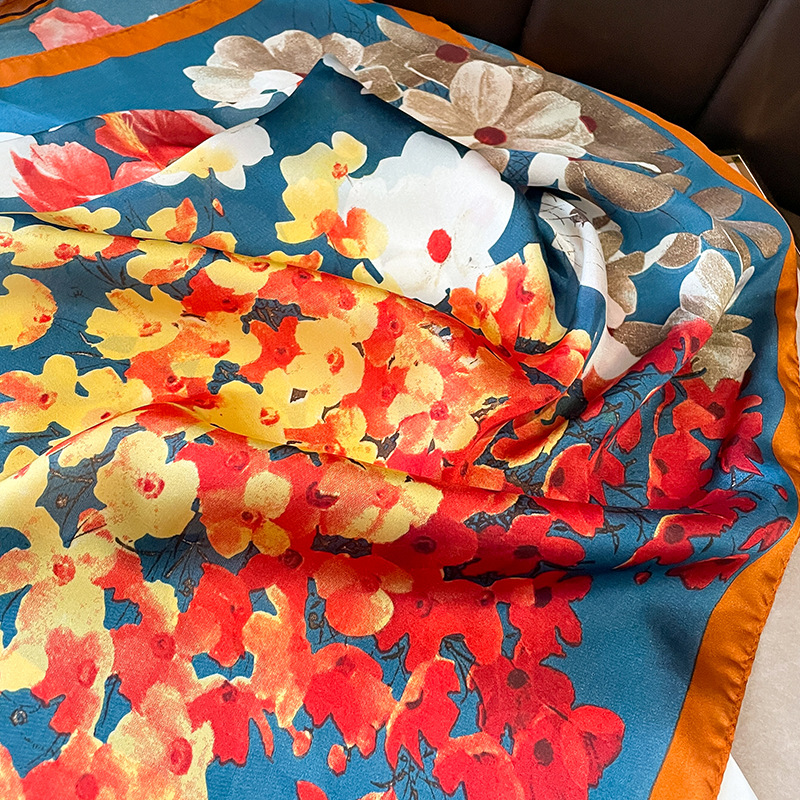 70x7ผ้าพันคอผืน syal Sutra สำห - Silk Neck Scarf บทวิจารณ์และราคา