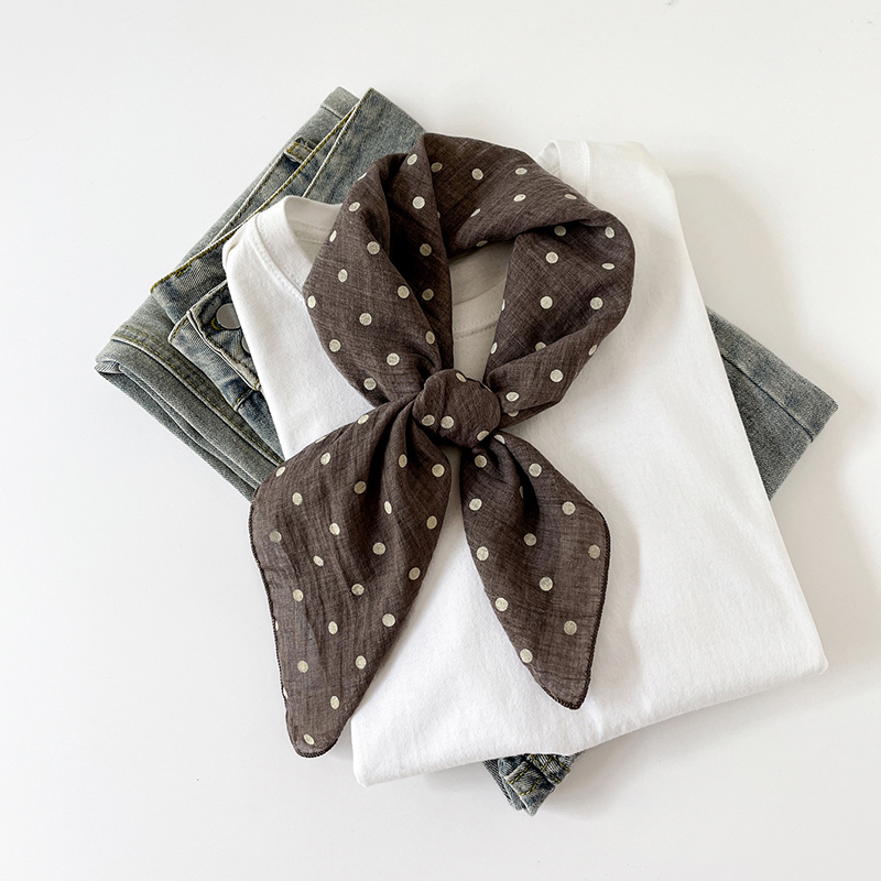 ผ้าพันคอผ้าฝ้ายลินินสีพื้นแบบใ - Bandana Cotton บทวิจารณ์และราคา