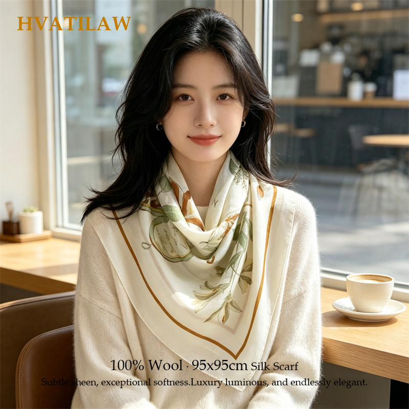 ผ้าพันคอขนสัตว์แท้ 100% สำหรับ - Pashmina Wrap Large บทวิจารณ์และราคา