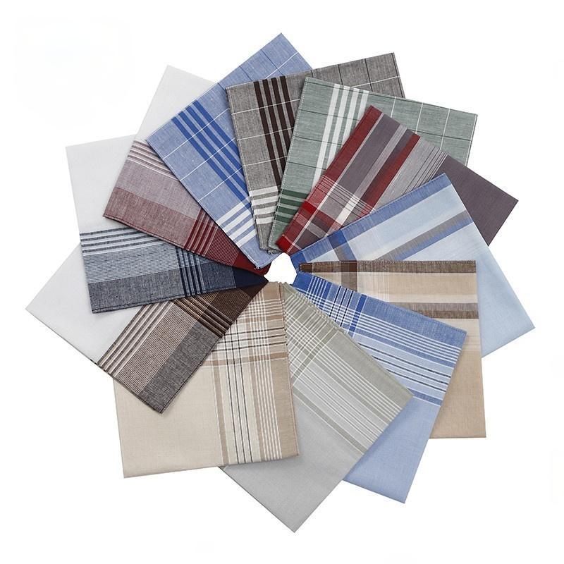 ผ้าเช็ดหน้าผู้ชาย ผ้าฝ้าย 100% - Handkerchief Cotton Men บทวิจารณ์และราคา