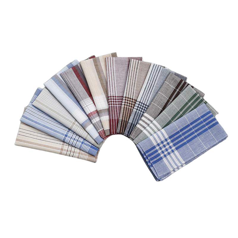 ผ้าเช็ดหน้าผู้ชาย ผ้าฝ้าย 100% - Handkerchief Cotton Men บทวิจารณ์และราคา