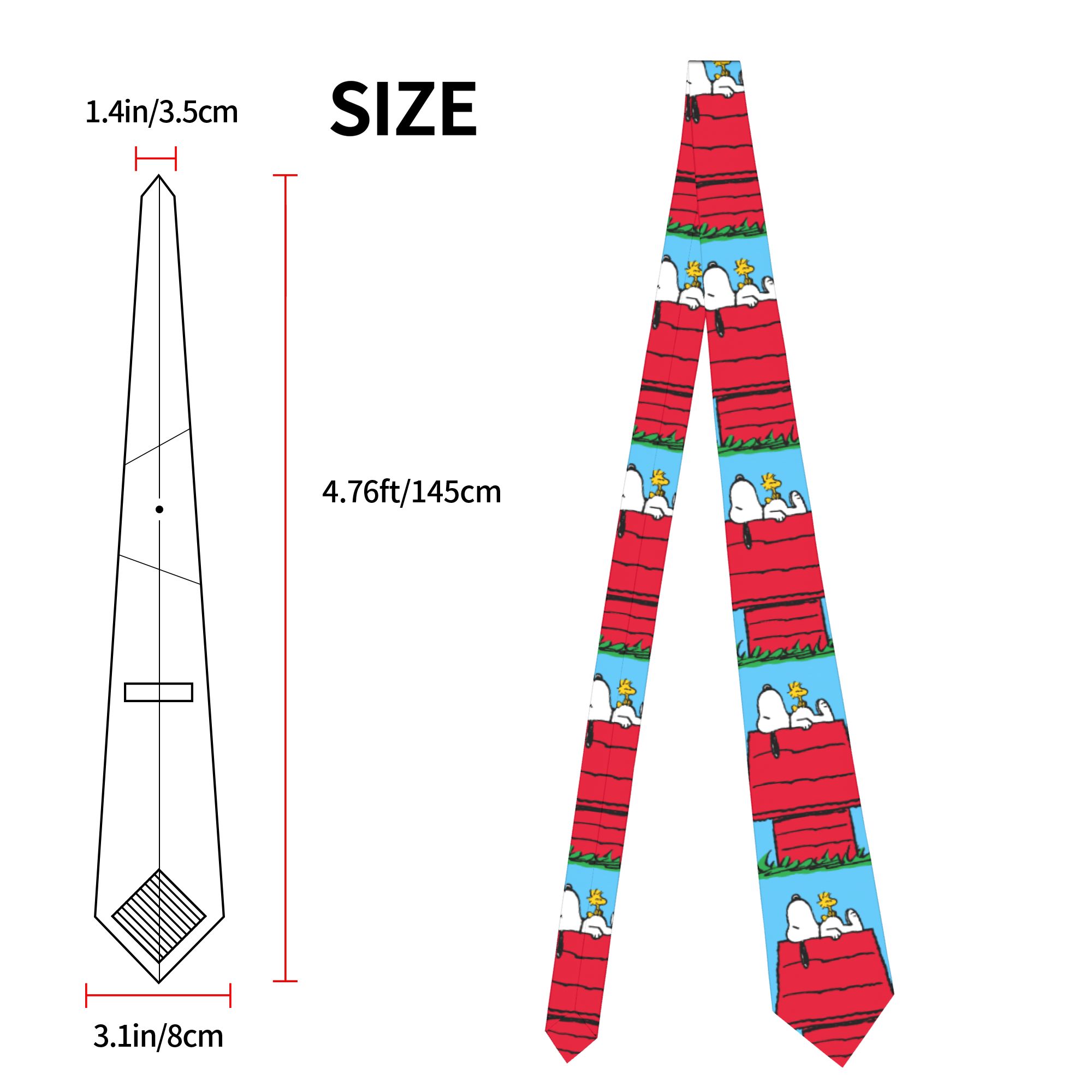 เนคไท Snoopy Woodstock Doghous - Skinny Tie Men บทวิจารณ์และราคา