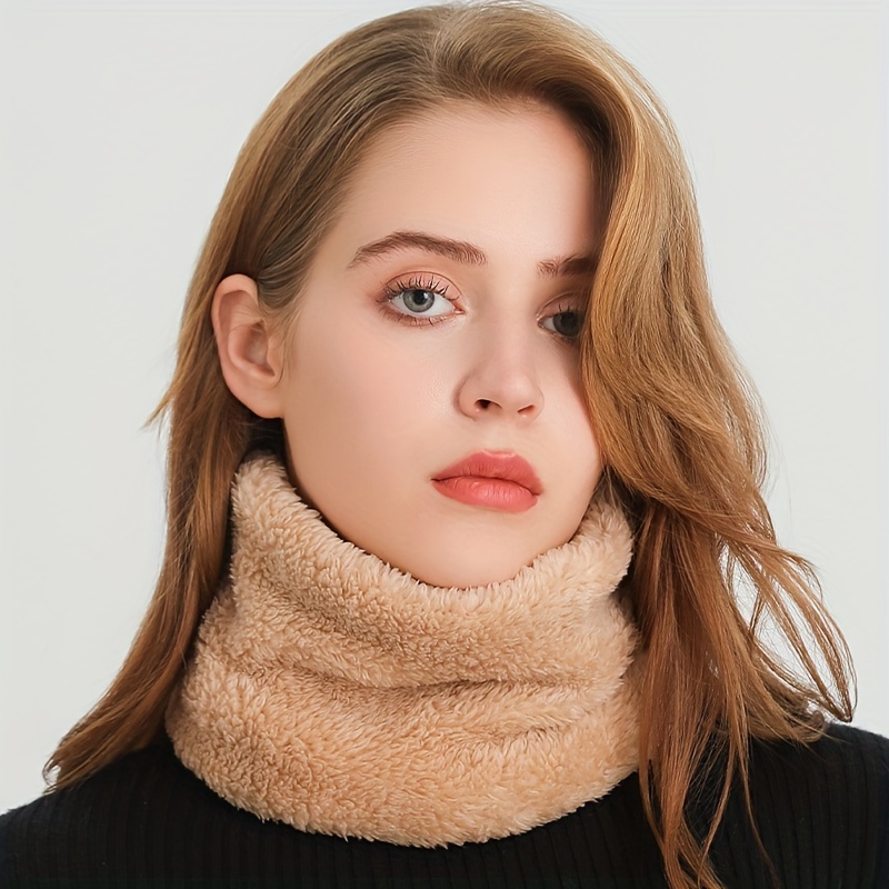Windproof Plush Infinityผ้าพัน - Infinity Scarf Knit บทวิจารณ์และราคา
