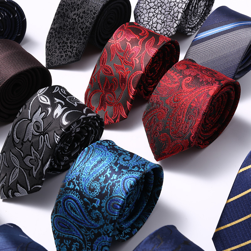 หรูหราผอม 6 ซม.เนคไทบุรุษสําหร - Skinny Tie Men บทวิจารณ์และราคา