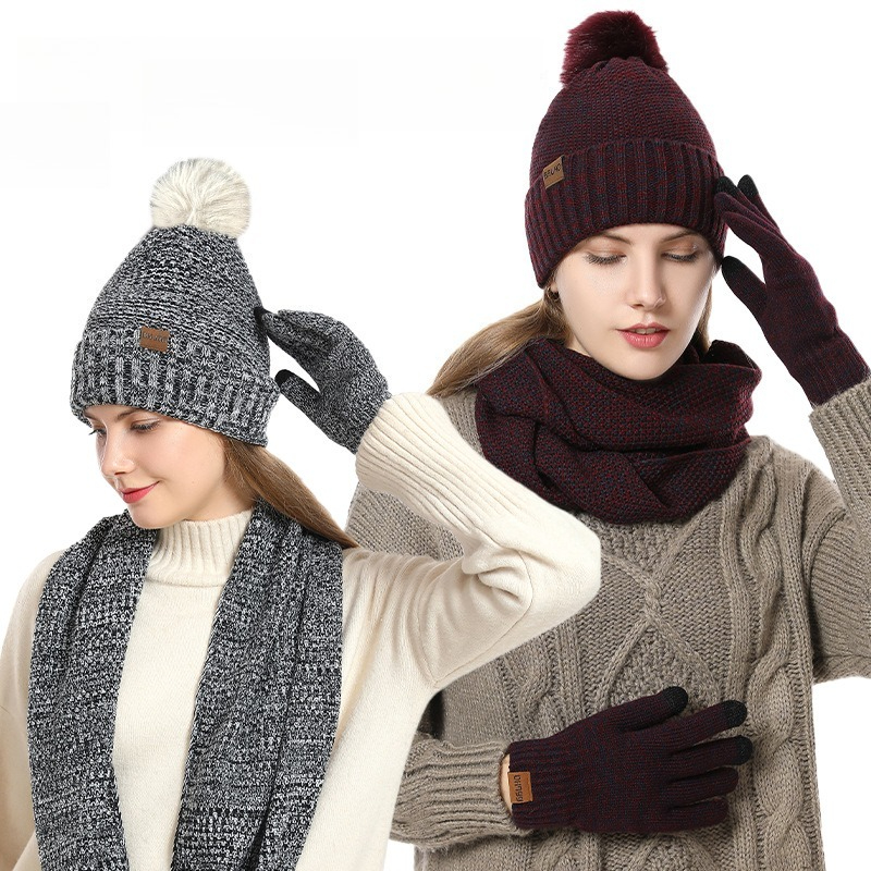 ชุดไหมพรมบุขนแกะสำหรับผู้หญิง  - Infinity Scarf Knit บทวิจารณ์และราคา