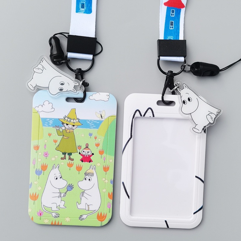ที่ใส่บัตรแข็งลายการ์ตูนมูมิน  - Lanyard Badge Holder บทวิจารณ์และราคา
