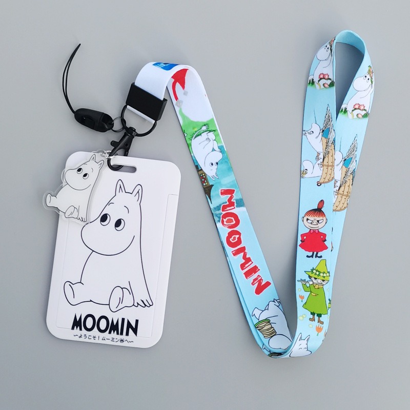 ที่ใส่บัตรแข็งลายการ์ตูนมูมิน  - Lanyard Badge Holder บทวิจารณ์และราคา